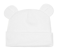 Чепчик (шапочка) AmaroBaby Nature essence bear молочный 46