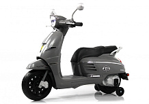 Детский электромотоцикл RiverToys Z222ZZ серый